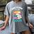 Take a Look It's In a Book Teacher Reading Apparel Women's Comfort Colors T-Shirt Gray