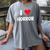 I Love Horror Heart Movies TV Show Books Writing Read Women's Comfort Colors T-Shirt Gray