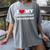 I Love My Introvert Boyfriend I Heart My Introvert BF Women's Comfort Colors T-Shirt Gray I Love My Introvert Boyfriend I Heart My Introvert BF Women's Comfort Colors T-Shirt Gray