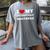 I Love My Introvert Brothers I Heart My Introvert Brothers Women's Comfort Colors T-Shirt Gray I Love My Introvert Brothers I Heart My Introvert Brothers Women's Comfort Colors T-Shirt Gray
