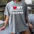 I Love My Introvert Friends I Heart My Introvert Friends Women's Comfort Colors T-Shirt Gray