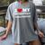 I Love My Introvert Girlfriend I Heart My Introvert GF Women's Comfort Colors T-Shirt Gray