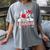 I Love Being A Librarian Library Book Valentine's Day Women's Comfort Colors T-Shirt Gray