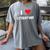 I Love Literature Heart Books Writing Reading Read Write Women's Comfort Colors T-Shirt Gray