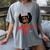 Master Degree Graduation Gifts Black Girl Women's Comfort Colors T-Shirt Gray