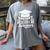 Master's Degree Survivor College Graduation Women's Comfort Colors T-Shirt Gray