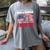 In Memory Of The Brave Man & Woman Memorial Day Women's Comfort Colors T-Shirt Gray