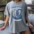 In Memory Of Grandson Colon Cancer Awareness Memorial Women's Comfort Colors T-Shirt Gray