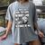 Memory Lane Trips Can't Remember Way Forgetful Grandma Drive Women's Comfort Colors T-Shirt Gray