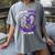 In Memory Of Papa Pancreatic Cancer Awareness Family Women's Comfort Colors T-Shirt Gray
