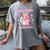 Middle School Level Complete Gaming Graduation Anime Girl Women's Comfort Colors T-Shirt Gray