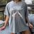 Mothman Shirt Antisocial Butterfly Introvert Cryptid Women's Comfort Colors T-Shirt Gray