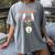 No Prob Llama Birthday Graduation Women Kids Girls Women's Comfort Colors T-Shirt Gray