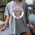 North Pole Book Club Shirt Candy Cane Christmas Women's Comfort Colors T-Shirt Gray