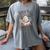North Pole Readers Club Bookish Xmas Santa Book Reading Women's Comfort Colors T-Shirt Gray