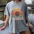 Not A Hugger Retro Sea Urchin Sarcastic Introvert Women's Comfort Colors T-Shirt Gray Not A Hugger Retro Sea Urchin Sarcastic Introvert Women's Comfort Colors T-Shirt Gray