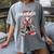 Not A Hugger Teddy Bear Antisocial Introvert Women's Comfort Colors T-Shirt Gray