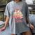 Not Today I'm Booked Book Lover Book Stack Coquette Bow Women's Comfort Colors T-Shirt Gray