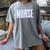 Nurse Glitch Aesthetic Graduation Nurse Glitch Graphic Art Women's Comfort Colors T-Shirt Gray