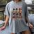 Nuts About Reading Nutcracker Reading Book Lover Christmas Women's Comfort Colors T-Shirt Gray