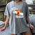 One Degree Hotter Graduation T Shirt For College Grads Women's Comfort Colors T-Shirt Gray