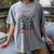 Oops I Got Another Book Boo Ghost Read Book Women's Comfort Colors T-Shirt Gray