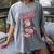 Party Hard Comfortable Stay At Home Introvert Women's Comfort Colors T-Shirt Gray