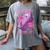 Pastel Goth In Memory Of My Social Life Coffin & Pink Roses Women's Comfort Colors T-Shirt Gray Pastel Goth In Memory Of My Social Life Coffin & Pink Roses Women's Comfort Colors T-Shirt Gray