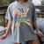 BE PATIENT I'M FROM THE 1900s RETRO SUNSET 90s 80s 70s Women's Comfort Colors T-Shirt Gray