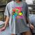 Peace Out 5th Grade Tie Dye Graduation Last Day Of School Women's Comfort Colors T-Shirt Gray