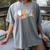 Peace Out Elementary Graduation Graduate Class Of 2025 Women's Comfort Colors T-Shirt Gray