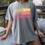 Peace Love Engineering Engineer School Graduation Retro Women's Comfort Colors T-Shirt Gray