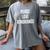 Peace Love And Ignorance Sarcastic Humor Introvert Women's Comfort Colors T-Shirt Gray