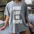 Peace Love And No People Sarcastic Humor Introvert Women's Comfort Colors T-Shirt Gray