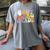Peace Out Third 3rd Grade Graduation Graduate Class Of 2025 Women's Comfort Colors T-Shirt Gray