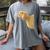 Peking Duck Peeking Chef Graduation Farm Duck Lover Women's Comfort Colors T-Shirt Gray
