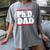 PHD DAD Shirt Doctorate Graduation Fathers Day Women's Comfort Colors T-Shirt Gray