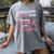 A Piece Of My Heart Is In Heaven In Memory Of My Daughter Women's Comfort Colors T-Shirt Gray