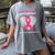 Pink In Memory Of Daughter In Law Breast Cancer Heart Print Women's Comfort Colors T-Shirt Gray Pink In Memory Of Daughter In Law Breast Cancer Heart Print Women's Comfort Colors T-Shirt Gray