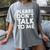 Please Don't Talk To Me Introvert Graphic Women's Comfort Colors T-Shirt Gray