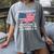 Please Be Patient With Me I'm From The 1900s American Flag Women's Comfort Colors T-Shirt Gray