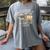 Please Be Patient I'm From The 1900s Retro Pixel Horse Wagon Premium Women's Comfort Colors T-Shirt Gray