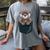 Pocket Otter Lover Introvert Cute Animal Fun Surprise Women's Comfort Colors T-Shirt Gray