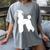 Poodle Graduation Dog Graduate Women's Comfort Colors T-Shirt Gray