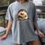 Porcupine Reading Book Hedgehog Book Lover Women's Comfort Colors T-Shirt Gray