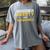 Powered By Anxiety And Awkwardness Social Anxiety Introverts Women's Comfort Colors T-Shirt Gray