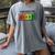 Powered By Books Bookworm Librarian Reading Women's Comfort Colors T-Shirt Gray
