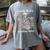 Probably Reading Something Unholy Book Lovers Women's Comfort Colors T-Shirt Gray