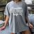Proud Air Force Wife Air Force Graduation USAF Wife Women's Comfort Colors T-Shirt Gray