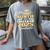 Proud Auntie Of 2025 College Graduate Family 25 Graduation Women's Comfort Colors T-Shirt Gray